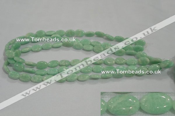 CAM858 15.5 inches 10*14mm oval natural Russian amazonite beads