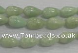 CAM860 15.5 inches 8*13mm teardrop natural Russian amazonite beads