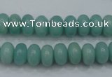 CAM910 15.5 inches 6*10mm rondelle amazonite gemstone beads wholesale