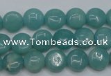 CAM914 15.5 inches 10mm flat round amazonite gemstone beads wholesale