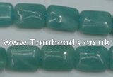 CAM933 15.5 inches 12*16mm rectangle amazonite gemstone beads