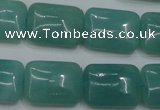 CAM935 15.5 inches 15*20mm rectangle amazonite gemstone beads wholesale