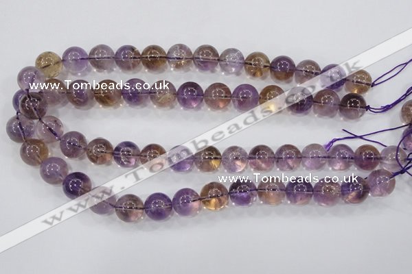 CAN07 15.5 inches 18mm round natural ametrine gemstone beads