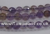 CAN08 15.5 inches 6mm faceted round natural ametrine gemstone beads