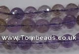 CAN10 15.5 inches 10mm faceted round natural ametrine gemstone beads