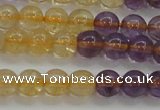 CAN102 15.5 inches 6mm round ametrine beads wholesale