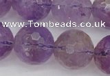 CAN156 15.5 inches 16mm faceted round natural ametrine beads