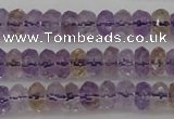 CAN158 15.5 inches 4*6mm faceted rondelle natural ametrine beads