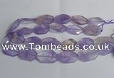 CAN175 20*30mm - 25*35mm twisted & faceted freeform ametrine beads