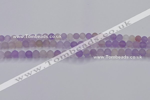 CAN200 15.5 inches 4mm round matte ametrine beads wholesale