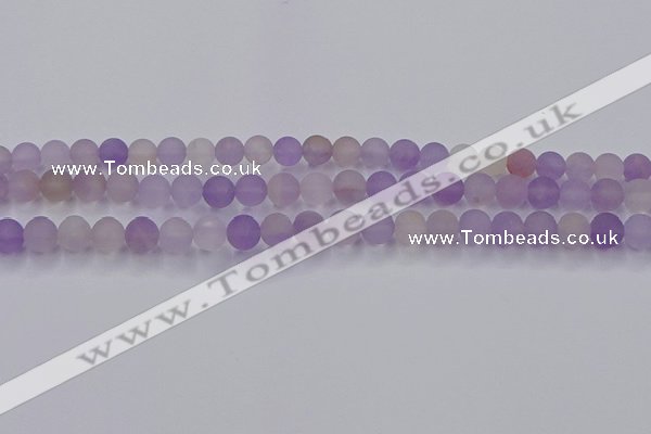 CAN202 15.5 inches 8mm round matte ametrine beads wholesale