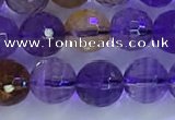 CAN225 15.5 inches 7mm faceted round ametrine beads wholesale