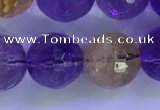 CAN227 15.5 inches 11mm faceted round ametrine beads wholesale