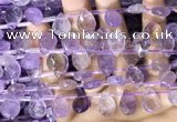 CAN239 Top drilled 10*14mm faceted briolette ametrine beads