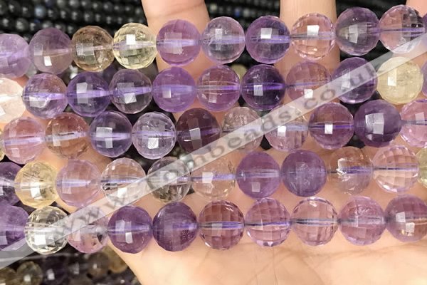 CAN255 15.5 inches 12mm pumpkin ametrine gemstone beads