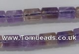 CAN27 15.5 inches 8*12mm column natural ametrine gemstone beads