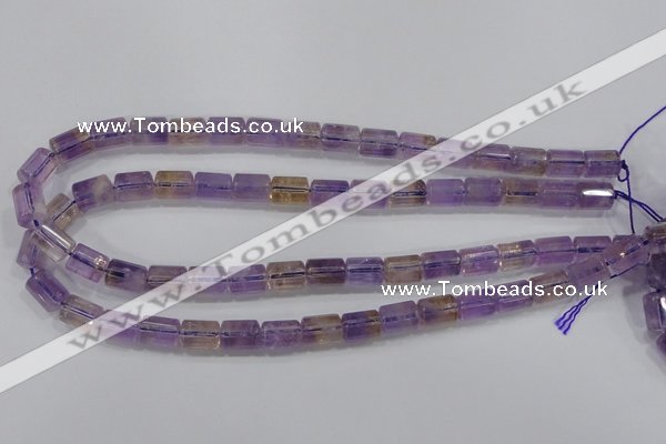 CAN27 15.5 inches 8*12mm column natural ametrine gemstone beads