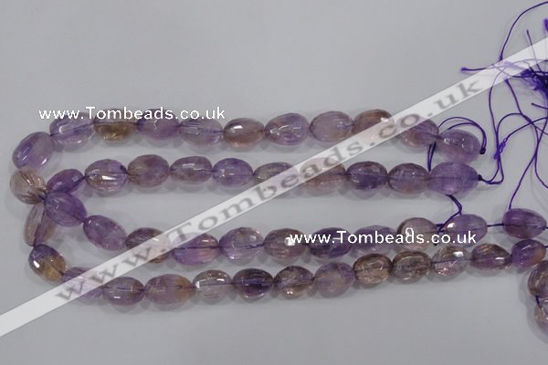 CAN28 15.5 inches 12*16mm faceted nugget natural ametrine beads