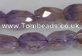 CAN29 15.5 inches 15*20mm faceted nugget natural ametrine beads