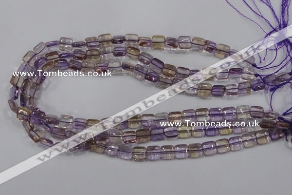 CAN55 15.5 inches 12*12mm square natural ametrine gemstone beads