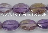 CAN57 15.5 inches 15*20mm faceted oval natural ametrine beads