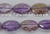 CAN57 15.5 inches 15*20mm faceted oval natural ametrine beads