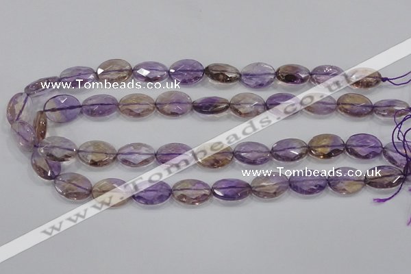 CAN57 15.5 inches 15*20mm faceted oval natural ametrine beads