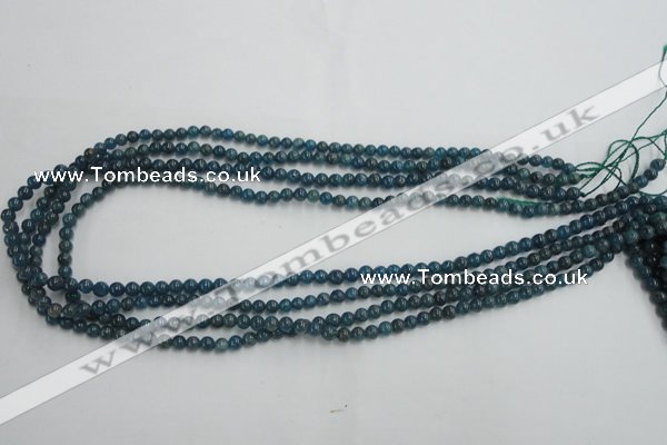 CAP201 15.5 inches 4mm round natural apatite gemstone beads