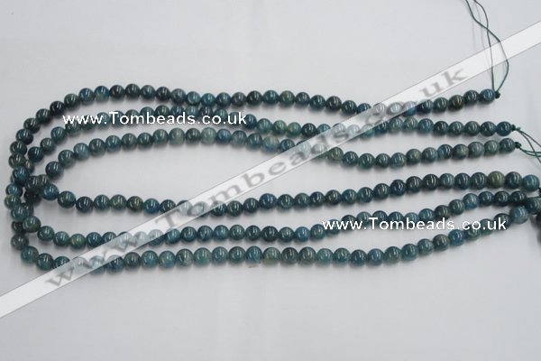 CAP202 15.5 inches 6mm round natural apatite gemstone beads