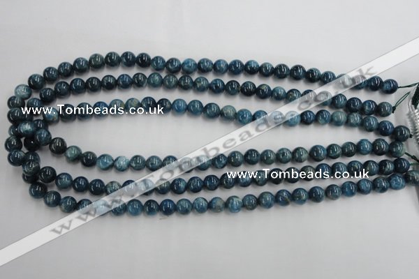 CAP203 15.5 inches 8mm round natural apatite gemstone beads