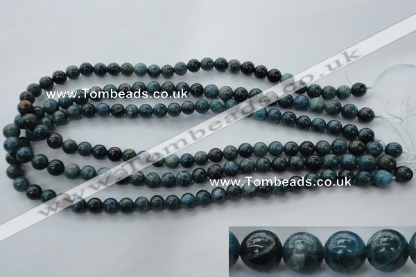 CAP302 15.5 inches 8mm round natural apatite gemstone beads