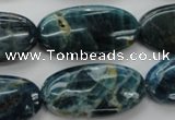 CAP326 15.5 inches 15*30mm oval natural apatite gemstone beads