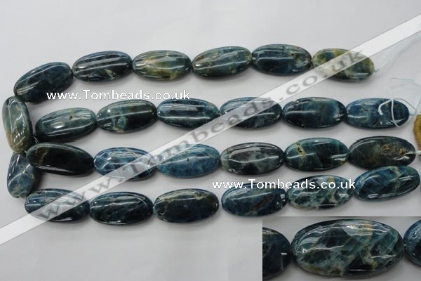 CAP326 15.5 inches 15*30mm oval natural apatite gemstone beads