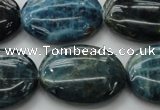 CAP327 15.5 inches 22*30mm oval natural apatite gemstone beads