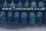 CAP371 15.5 inches 6*10mm rondelle apatite gemstone beads