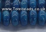 CAP373 15.5 inches 8*14mm rondelle apatite gemstone beads