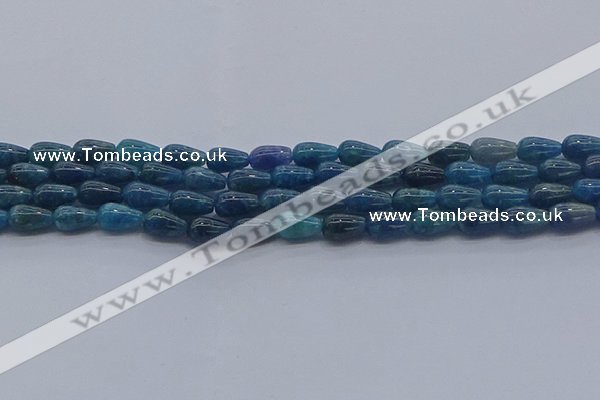 CAP375 15.5 inches 6*10mm teardrop apatite gemstone beads