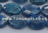 CAP391 15.5 inches 12*16mm faceted oval apatite gemstone beads