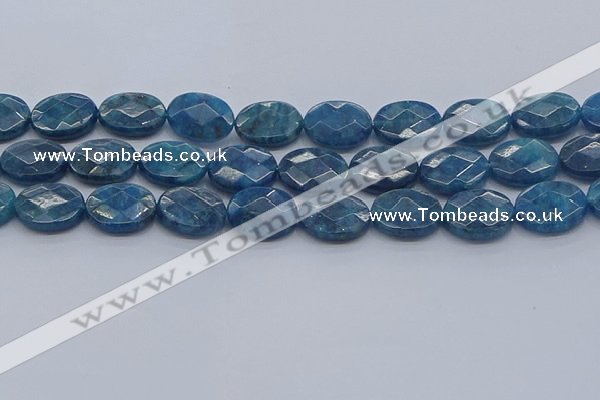 CAP392 15.5 inches 13*18mm faceted oval apatite gemstone beads