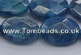 CAP393 15.5 inches 15*20mm faceted oval apatite gemstone beads