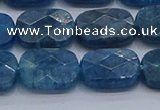 CAP396 15.5 inches 10*14mm faceted rectangle apatite gemstone beads