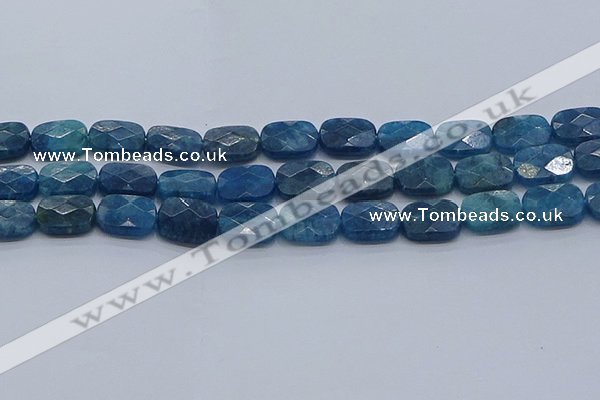 CAP396 15.5 inches 10*14mm faceted rectangle apatite gemstone beads