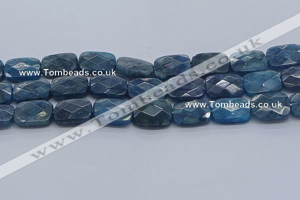 CAP399 15.5 inches 15*20mm faceted rectangle apatite gemstone beads