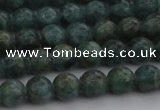 CAP500 15.5 inches 6mm round natual green apatite beads