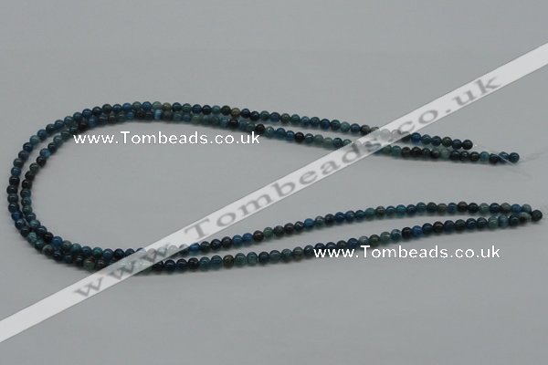 CAP51 15.5 inches 4mm round dyed apatite gemstone beads wholesale