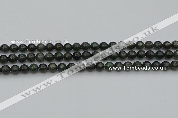 CAP511 15.5 inches 6mm round green apatite gemstone beads