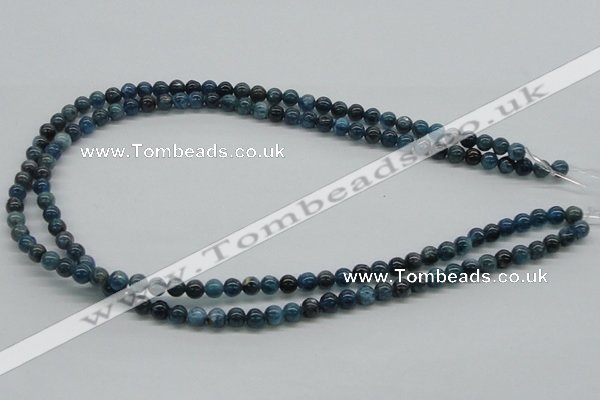 CAP52 15.5 inches 6mm round dyed apatite gemstone beads wholesale