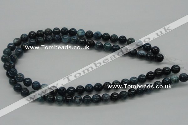 CAP54 15.5 inches 10mm round dyed apatite gemstone beads wholesale