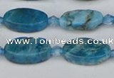 CAP551 15.5 inches 8*16mm oval apatite gemstone beads