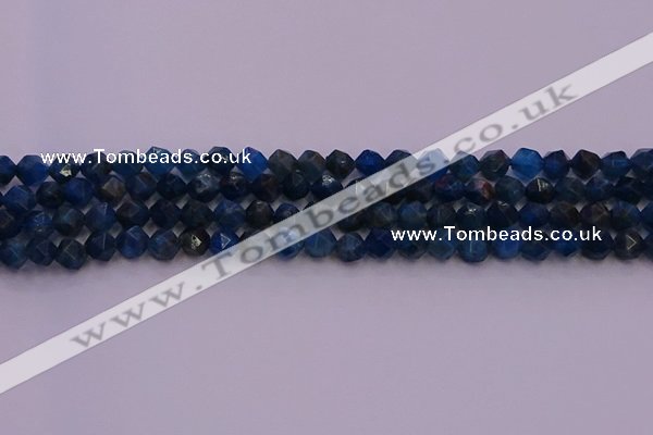 CAP561 15.5 inches 6mm faceted nuggets apatite gemstone beads